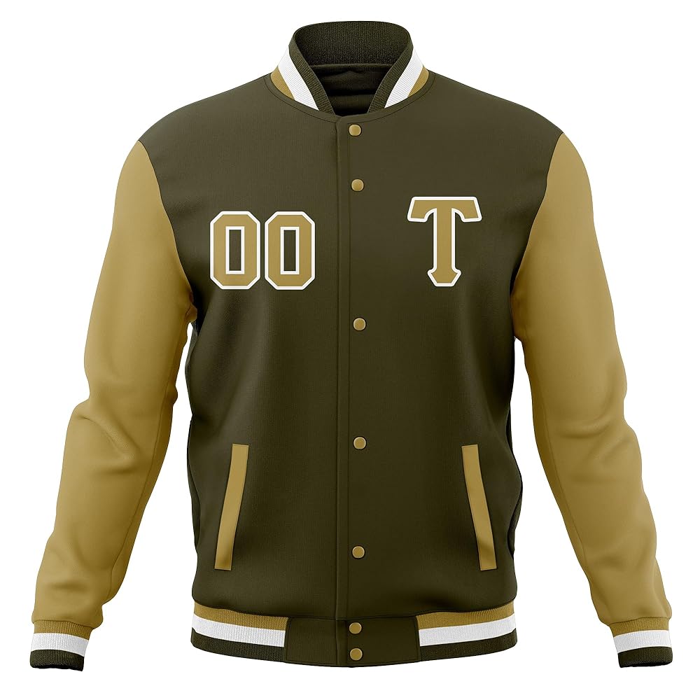 【Studio Doe】Lightweight baseball Jacket Custom Varsity Jacket Lightweight Letterman Bomber Baseball
